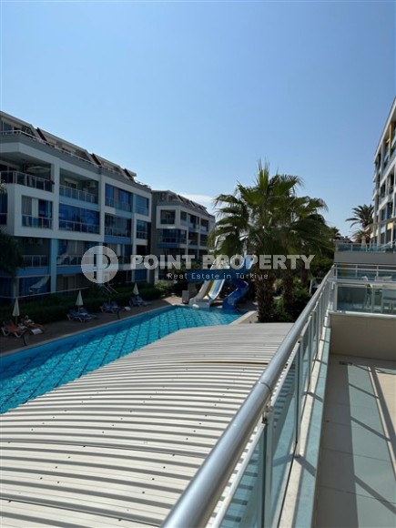 Современная двухуровневая квартира с просторной открытой террасой, на 1-м и 2-м этажах, в центре престижного района Аланьи - Кестель-id-6389-фото-10