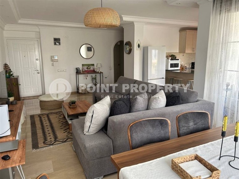 Уютная, современная квартира в 850 метрах от моря, в благоустроенном, живописном районе Аланьи - Тосмур-id-6392-фото-3