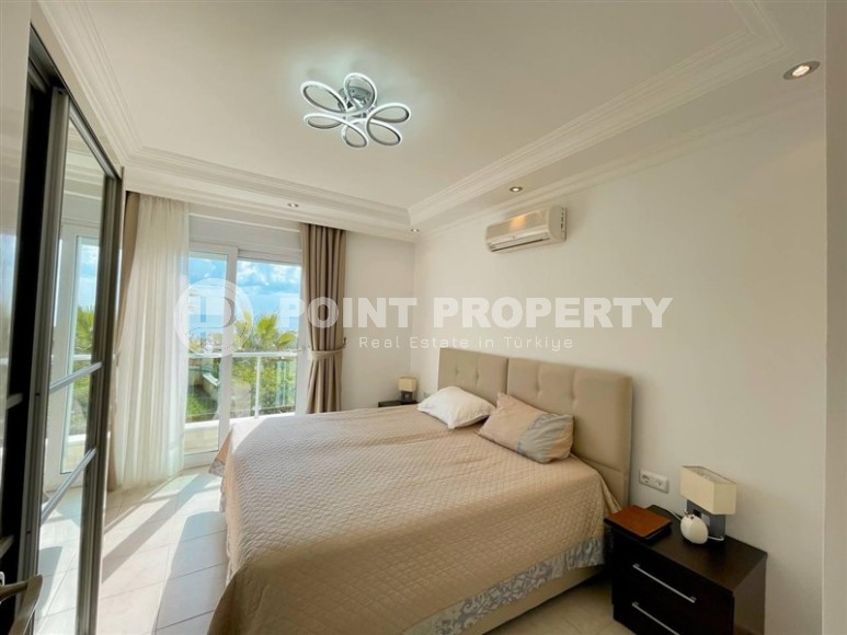 Уютная квартира с видом на море, на 1-м этаже, в доме 2007 года постройки, в нескольких минутах ходьбы от центра Аланьи-id-6402-фото-7