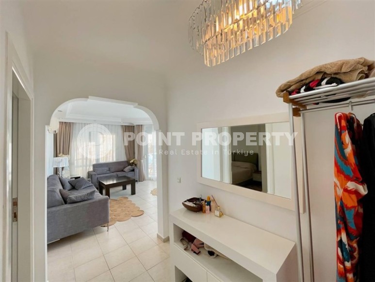 Уютная квартира с видом на море, на 1-м этаже, в доме 2007 года постройки, в нескольких минутах ходьбы от центра Аланьи-id-6402-фото-11