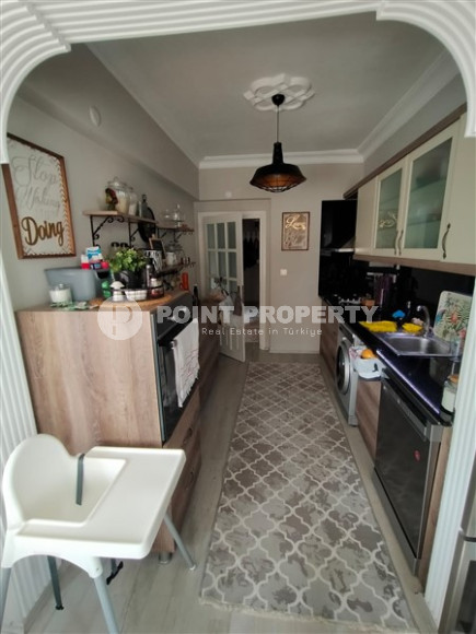 Three-room apartment, 110m², 400m from the sea in an urban house in the center of Alanya-id-1502-photo-14