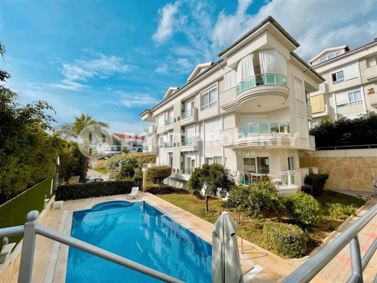 Уютная квартира с видом на море, на 1-м этаже, в доме 2007 года постройки, в нескольких минутах ходьбы от центра Аланьи-id-6402-фото-21