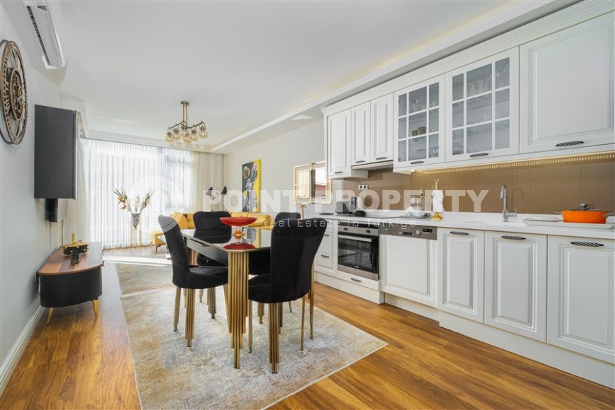 Стильная квартира с видом море, на 4-м этаже, в комфортабельном жилом комплексе, построенном в 2019 году-id-6405-фото-2