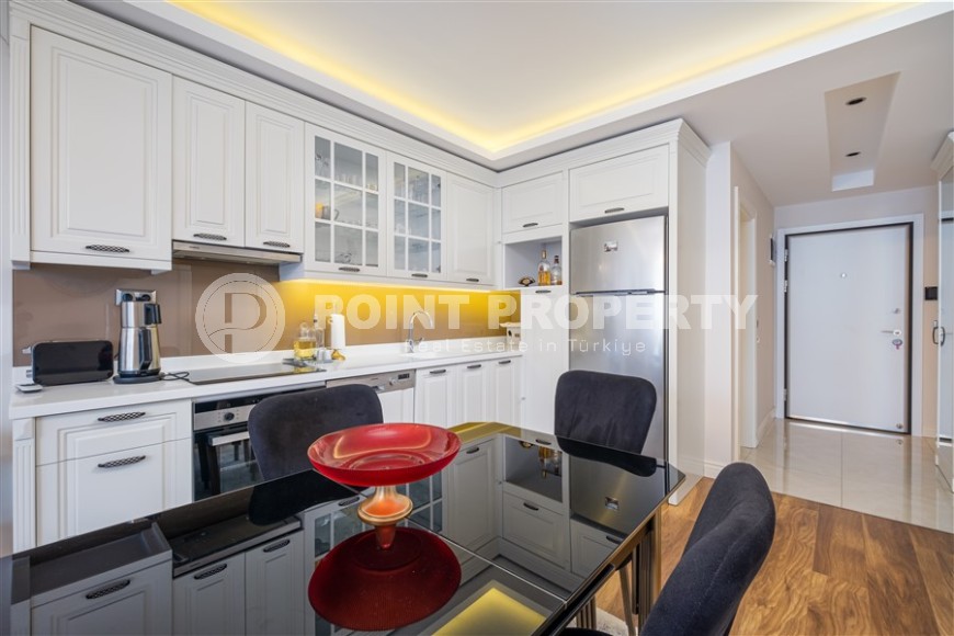 Стильная квартира с видом море, на 4-м этаже, в комфортабельном жилом комплексе, построенном в 2019 году-id-6405-фото-4