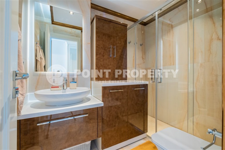 Стильная квартира с видом море, на 4-м этаже, в комфортабельном жилом комплексе, построенном в 2019 году-id-6405-фото-9