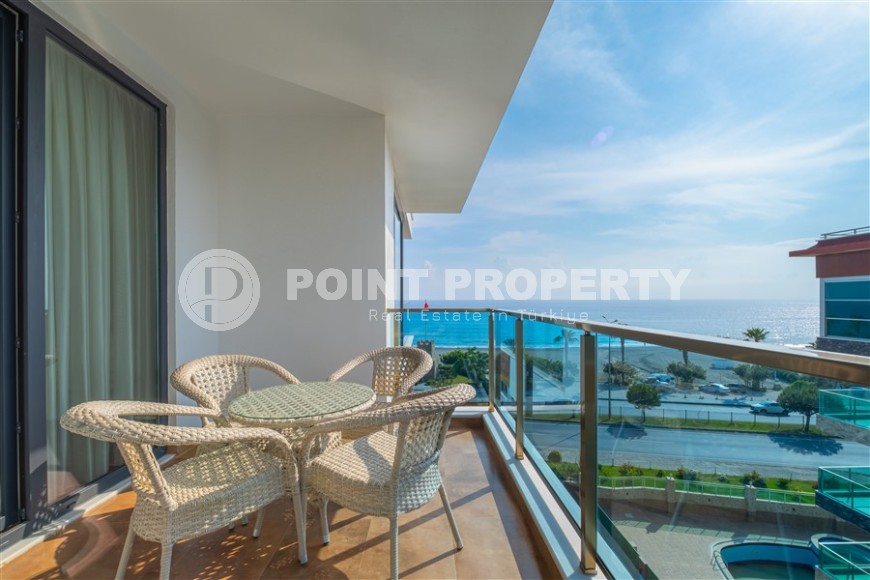 Стильная квартира с видом море, на 4-м этаже, в комфортабельном жилом комплексе, построенном в 2019 году-id-6405-фото-10