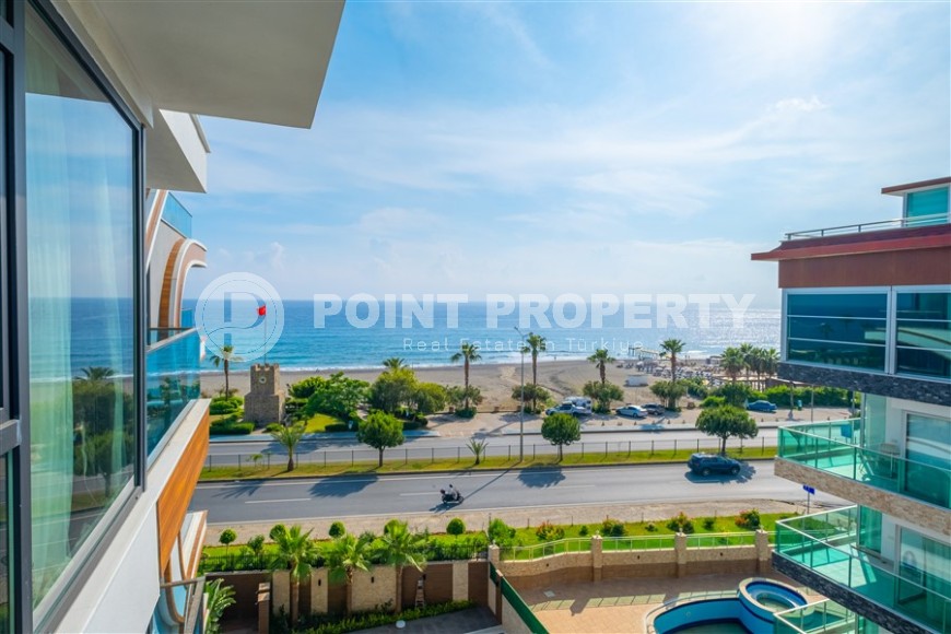 Стильная квартира с видом море, на 4-м этаже, в комфортабельном жилом комплексе, построенном в 2019 году-id-6405-фото-11