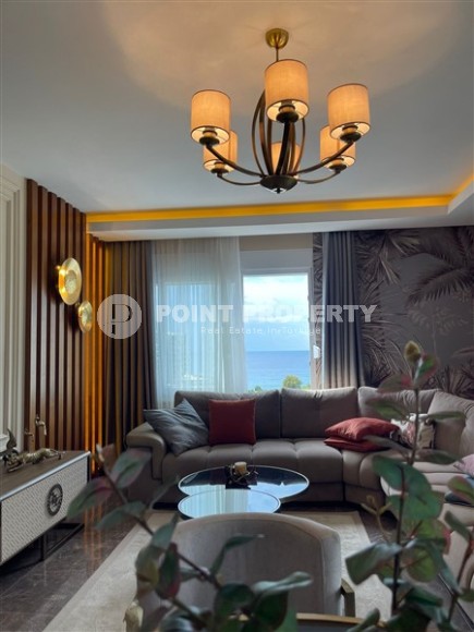 Panoramic apartment with sea views, on the 10th floor in a residential complex built in 2015, in the center of Mahmutlar district-id-6408-photo-2