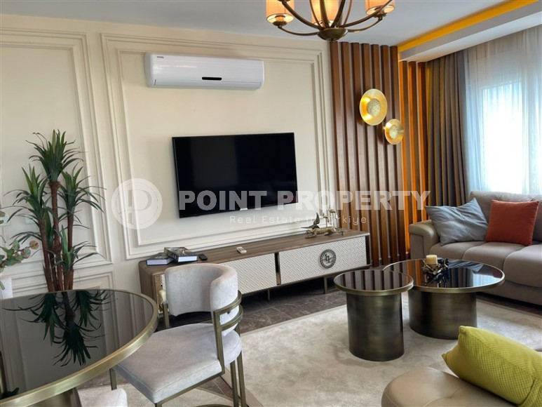 Panoramic apartment with sea views, on the 10th floor in a residential complex built in 2015, in the center of Mahmutlar district-id-6408-photo-4