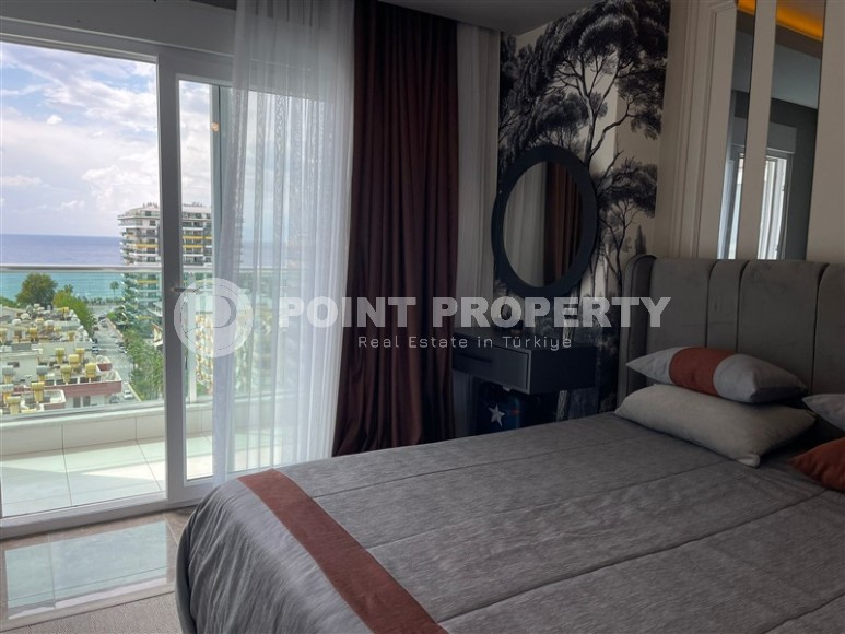 Panoramic apartment with sea views, on the 10th floor in a residential complex built in 2015, in the center of Mahmutlar district-id-6408-photo-7