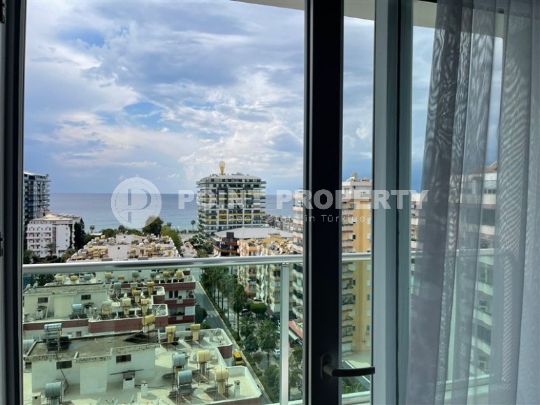 Panoramic apartment with sea views, on the 10th floor in a residential complex built in 2015, in the center of Mahmutlar district-id-6408-photo-15