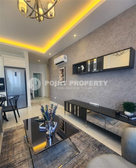 Новая квартира с современным дизайном, мебелью и бытовой техникой, в уютном, живописном районе Аланьи - Каргыджак-id-6409-фото-2