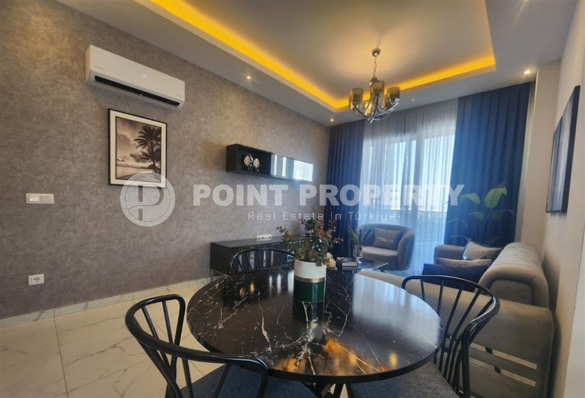 Новая квартира с современным дизайном, мебелью и бытовой техникой, в уютном, живописном районе Аланьи - Каргыджак-id-6409-фото-3