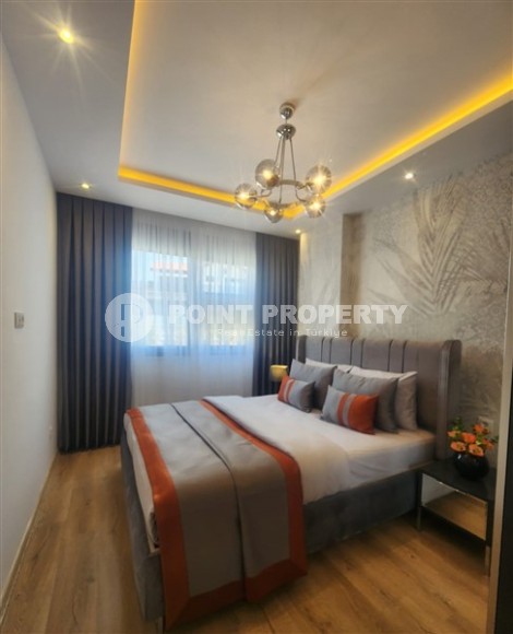 Новая квартира с современным дизайном, мебелью и бытовой техникой, в уютном, живописном районе Аланьи - Каргыджак-id-6409-фото-4