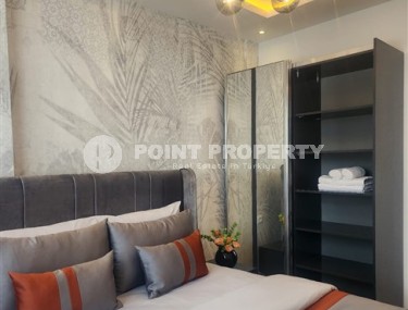 Новая квартира с современным дизайном, мебелью и бытовой техникой, в уютном, живописном районе Аланьи - Каргыджак-id-6409-фото-5