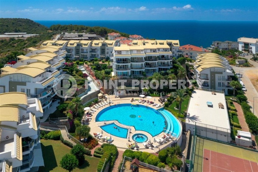 Панорамная двухуровневая квартира с видом на море, в живописном районе Аланьи - Конаклы-id-6412-фото-20