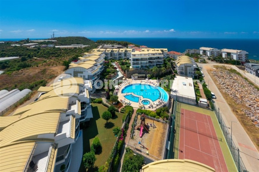 Панорамная двухуровневая квартира с видом на море, в живописном районе Аланьи - Конаклы-id-6412-фото-21