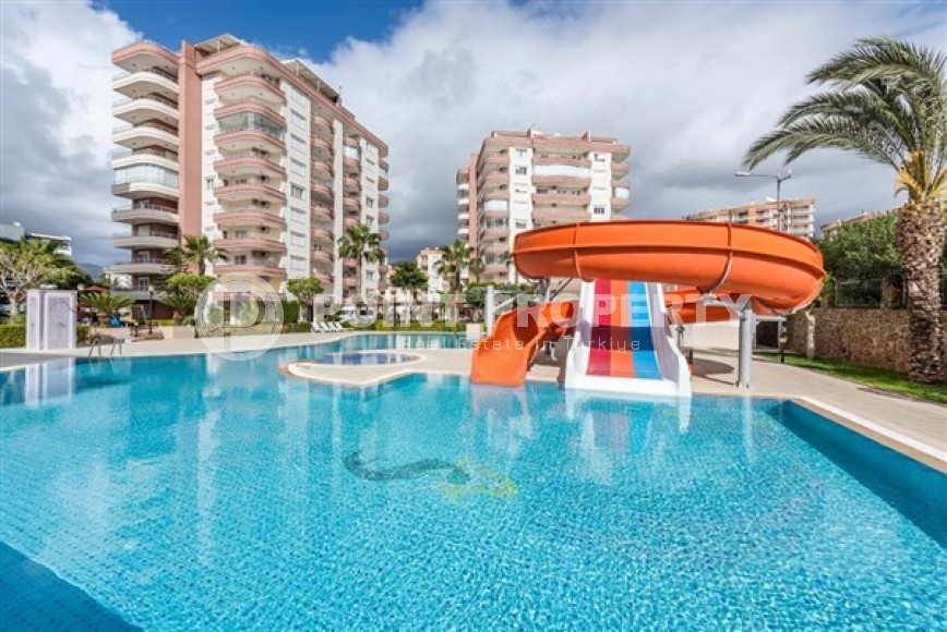 Меблированная квартира с тремя спальными комнатами, в 800 метрах от моря, в районе Тосмур-id-6414-фото-16