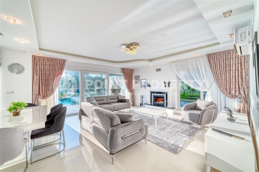 Detached two-storey villa with panoramic sea views, in a quiet, picturesque area of Alanya - Kargicak-id-6421-photo-3