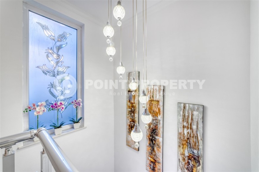 Detached two-storey villa with panoramic sea views, in a quiet, picturesque area of Alanya - Kargicak-id-6421-photo-11