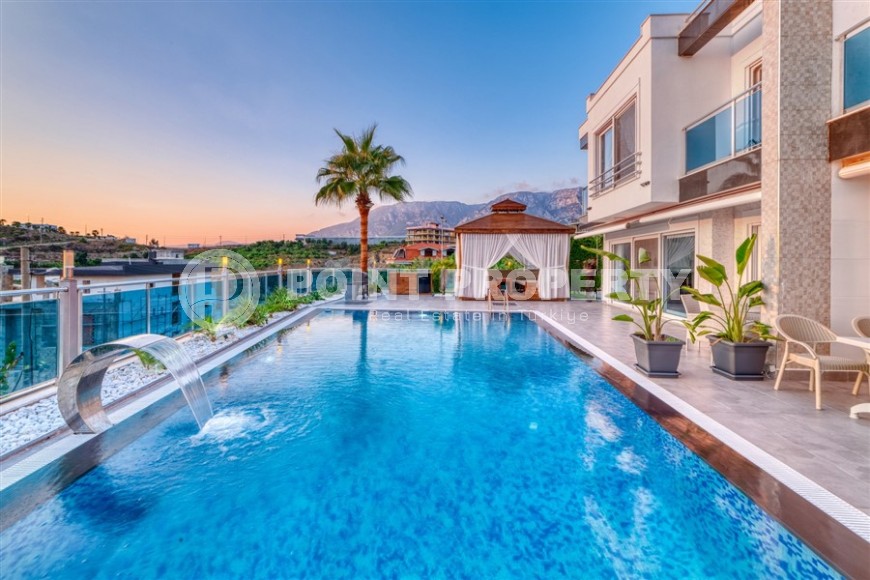 Detached two-storey villa with panoramic sea views, in a quiet, picturesque area of Alanya - Kargicak-id-6421-photo-20
