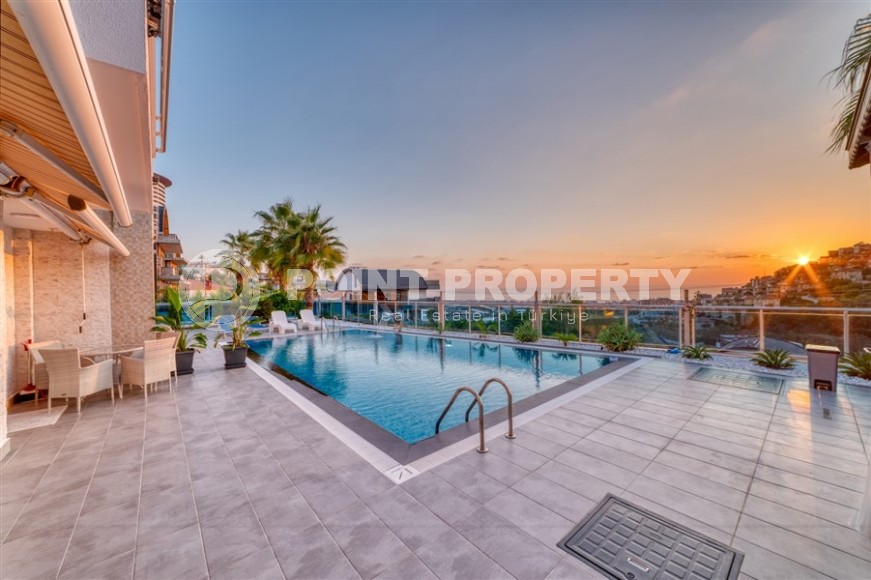Detached two-storey villa with panoramic sea views, in a quiet, picturesque area of Alanya - Kargicak-id-6421-photo-21