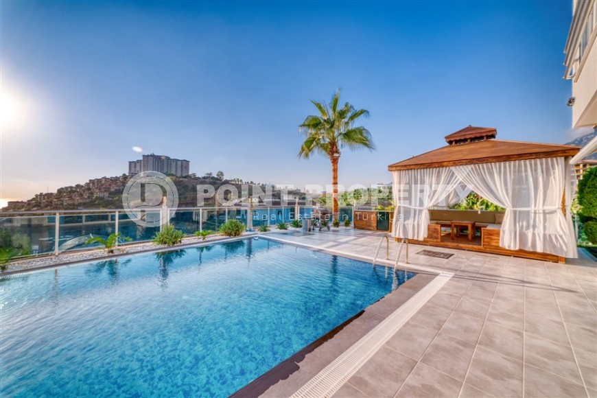 Detached two-storey villa with panoramic sea views, in a quiet, picturesque area of Alanya - Kargicak-id-6421-photo-22