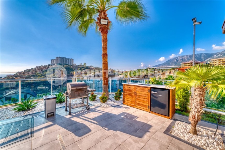 Detached two-storey villa with panoramic sea views, in a quiet, picturesque area of Alanya - Kargicak-id-6421-photo-24