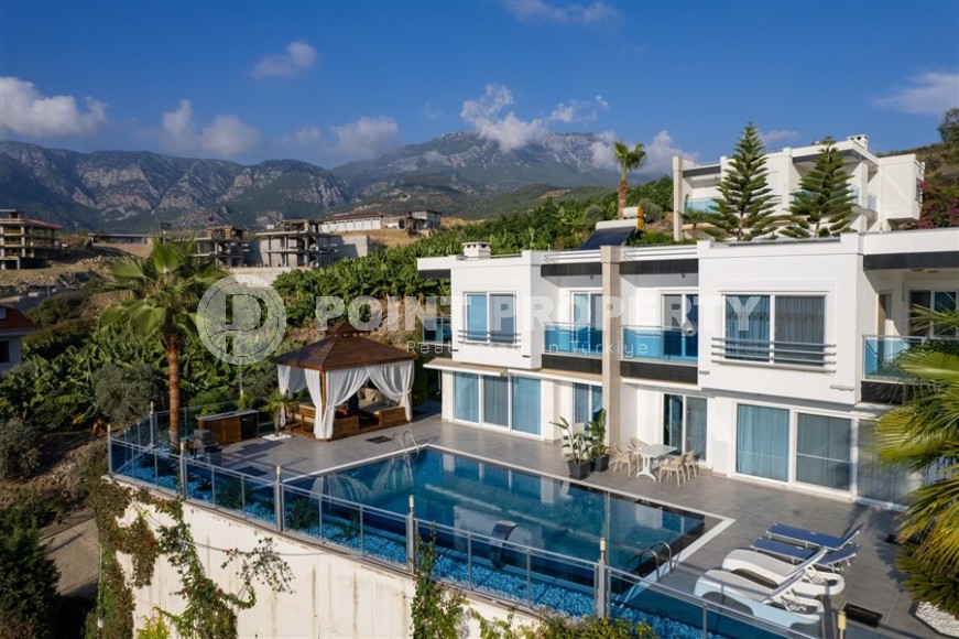 Detached two-storey villa with panoramic sea views, in a quiet, picturesque area of Alanya - Kargicak-id-6421-photo-28