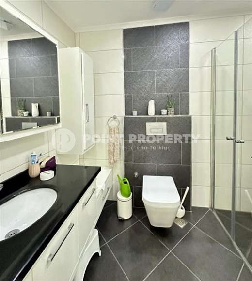 Светлая, просторная квартира 2+1, на площади 120 м2, в современном жилом комплексе, в центре района Тосмур-id-6428-фото-8