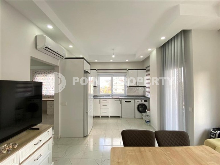 Светлая, современная квартира 2+1, на площади 75 м2, в перспективном районе Аланьи - Авсаллар-id-6444-фото-3