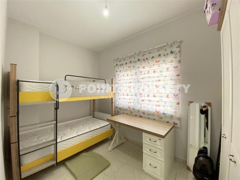 Светлая, современная квартира 2+1, на площади 75 м2, в перспективном районе Аланьи - Авсаллар-id-6444-фото-7