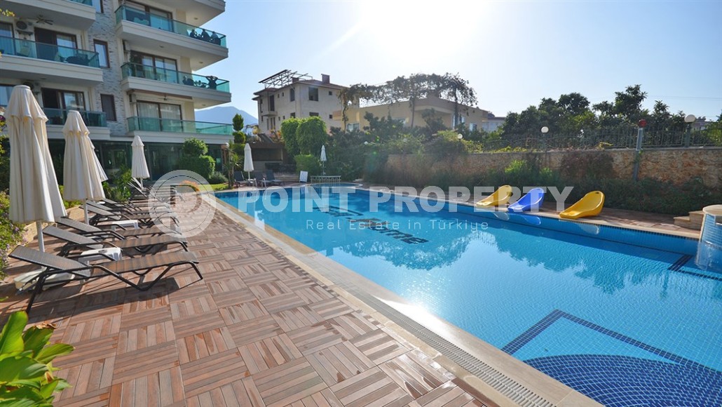 Благоустроенная, готовая к проживанию квартира, на 1-м этаже, в популярном районе Аланьи - Нижняя Оба-id-6454-фото-19