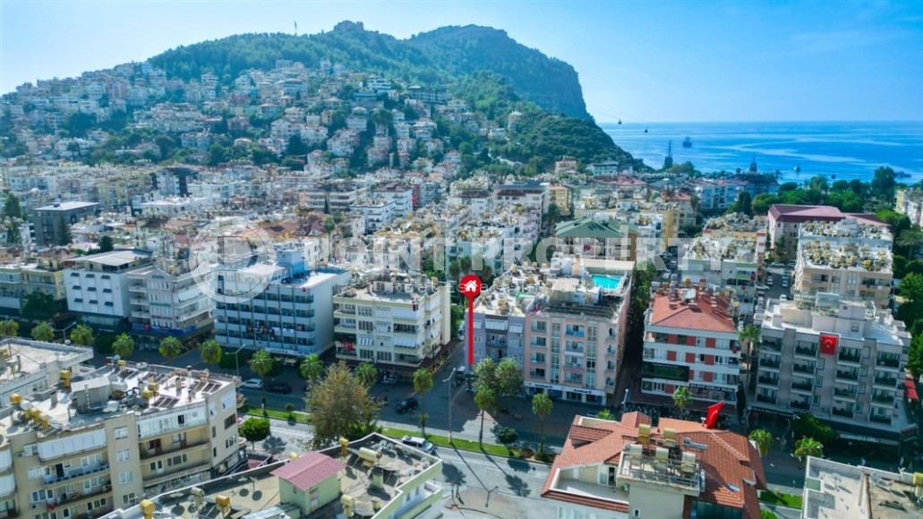 Просторная квартира в самом центре Аланьи, в 400 метрах от знаменитого пляжа Клеопатры-id-6462-фото-12