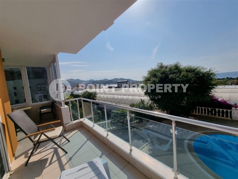 Благоустроенная квартира с мебелью и бытовой техникой, в центре спокойного района Аланьи - Демирташ-id-6463-фото-12