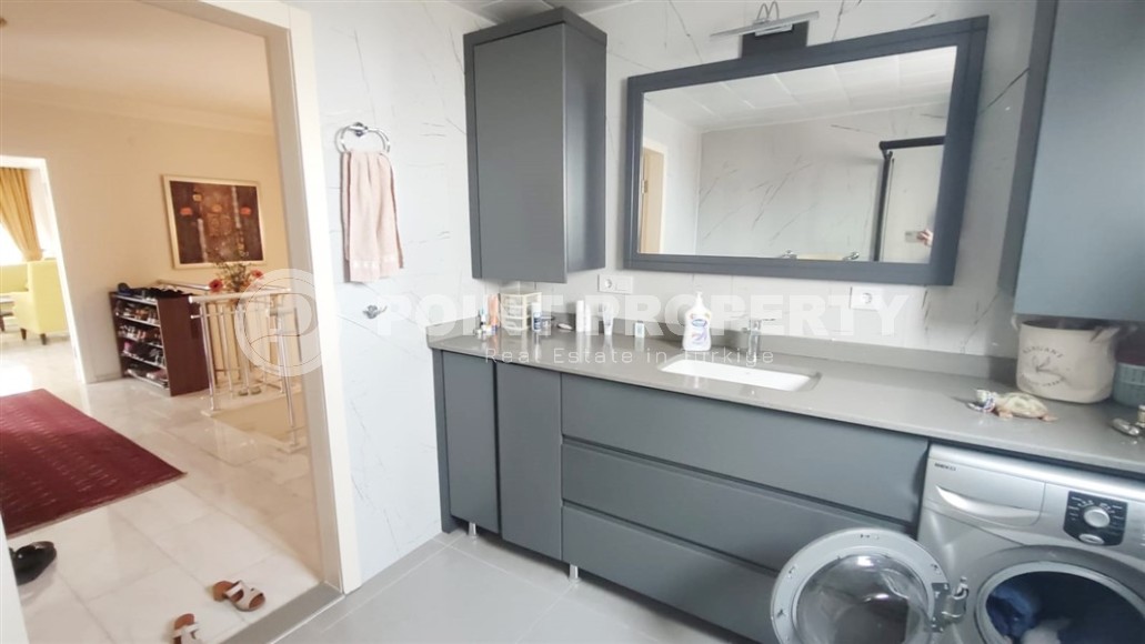 Большая двухуровневая квартира 4+1, в живописном, ухоженном жилом комплексе на берегу реки Дим-Чай-id-6464-фото-13