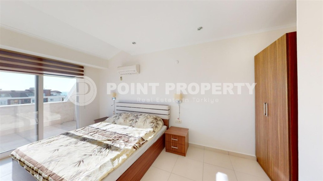 Атмосферная двухуровневая квартира на 7-м этаже с мансардой, в живописном, спокойном районе Аланьи - Авсаллар-id-6467-фото-8