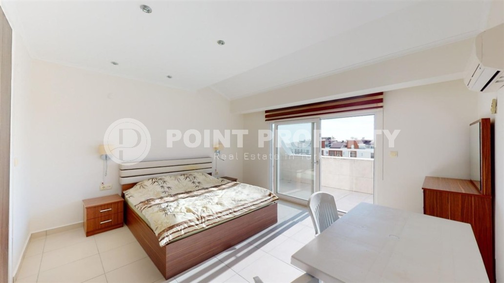 Атмосферная двухуровневая квартира на 7-м этаже с мансардой, в живописном, спокойном районе Аланьи - Авсаллар-id-6467-фото-9