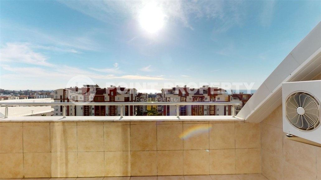 Атмосферная двухуровневая квартира на 7-м этаже с мансардой, в живописном, спокойном районе Аланьи - Авсаллар-id-6467-фото-15