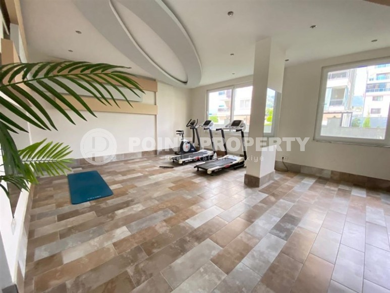 Панорамная квартира с видом на море, на 5-м этаже с мансардой, в центре спокойного района Аланьи - Кестель-id-6469-фото-11