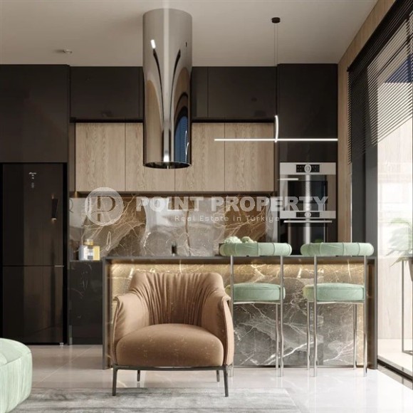 Квартира на 4-м этаже в жилом комплексе на этапе строительства, в 150 метрах от моря-id-6477-фото-3