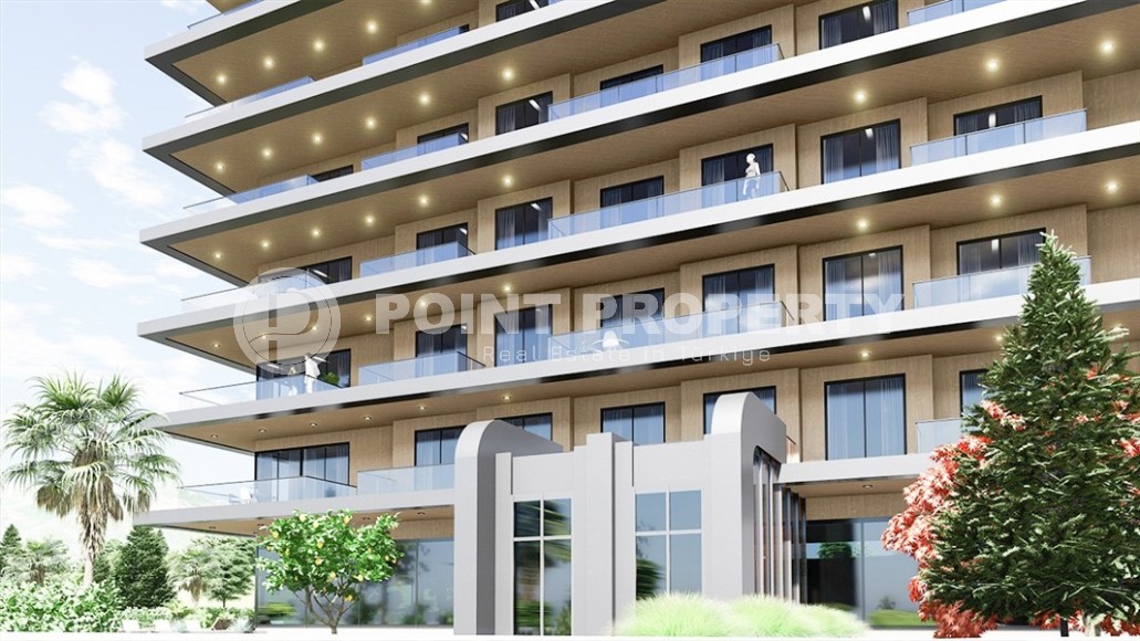 Квартира на 4-м этаже в жилом комплексе на этапе строительства, в 150 метрах от моря-id-6477-фото-11