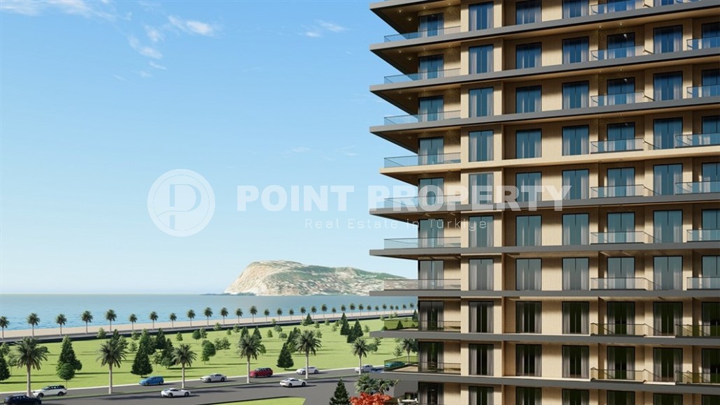 Квартира на 4-м этаже в жилом комплексе на этапе строительства, в 150 метрах от моря-id-6477-фото-12