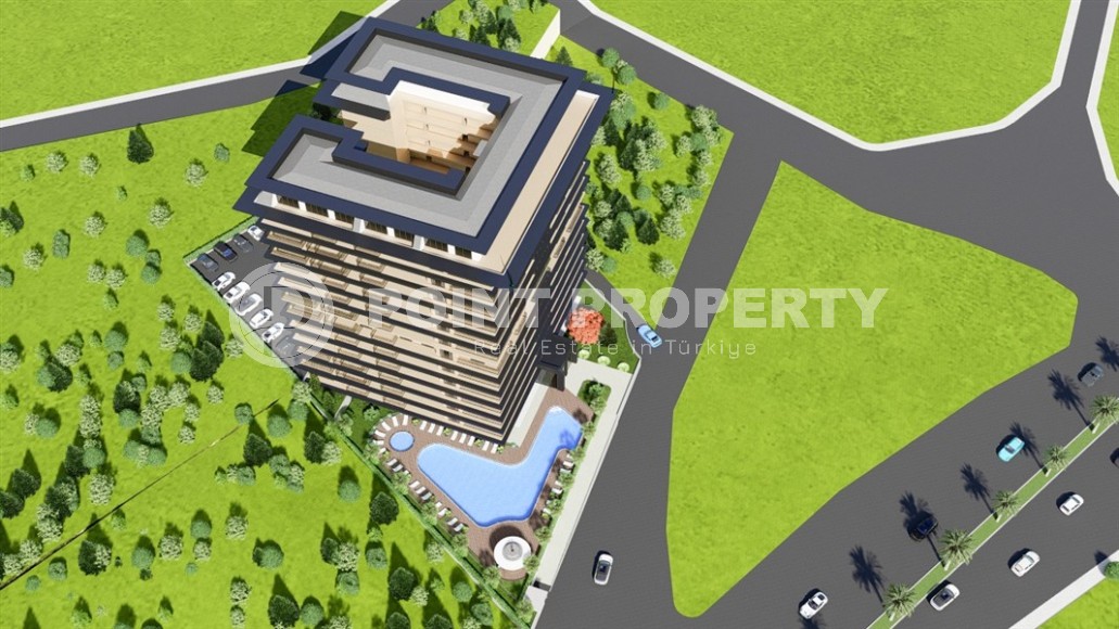 Квартира на 4-м этаже в жилом комплексе на этапе строительства, в 150 метрах от моря-id-6477-фото-16