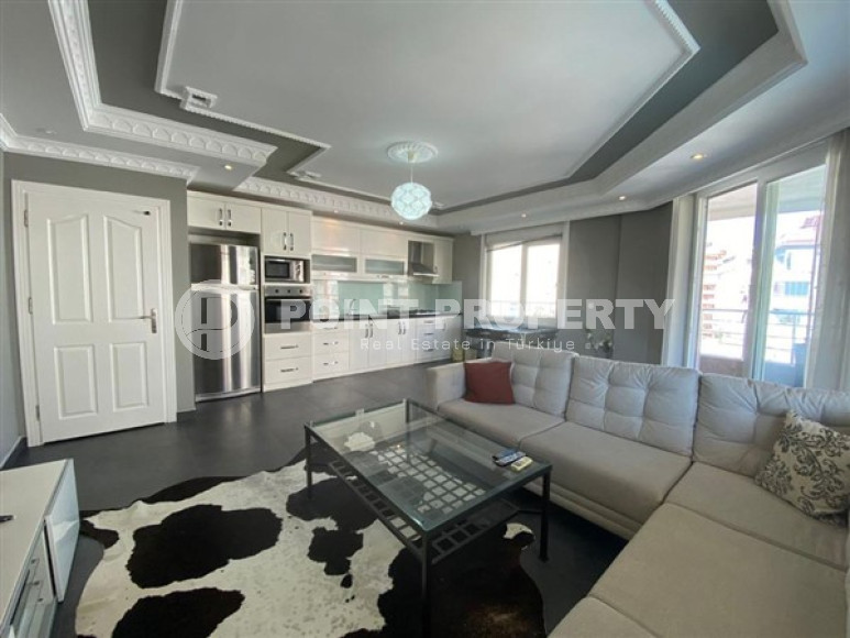 Трехкомнатная квартира, 120м², в комплексе с бассейном в районе Алании - Тосмур-id-1509-фото-2