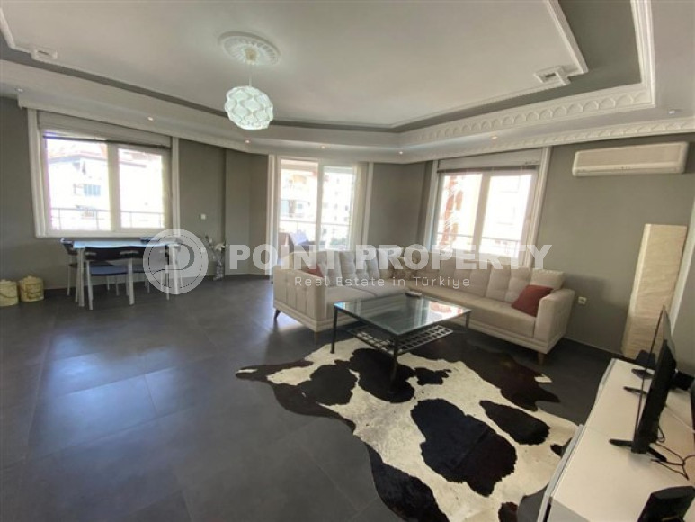 Трехкомнатная квартира, 120м², в комплексе с бассейном в районе Алании - Тосмур-id-1509-фото-3