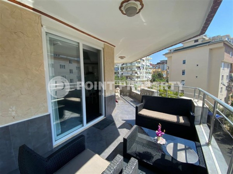 Трехкомнатная квартира, 120м², в комплексе с бассейном в районе Алании - Тосмур-id-1509-фото-19