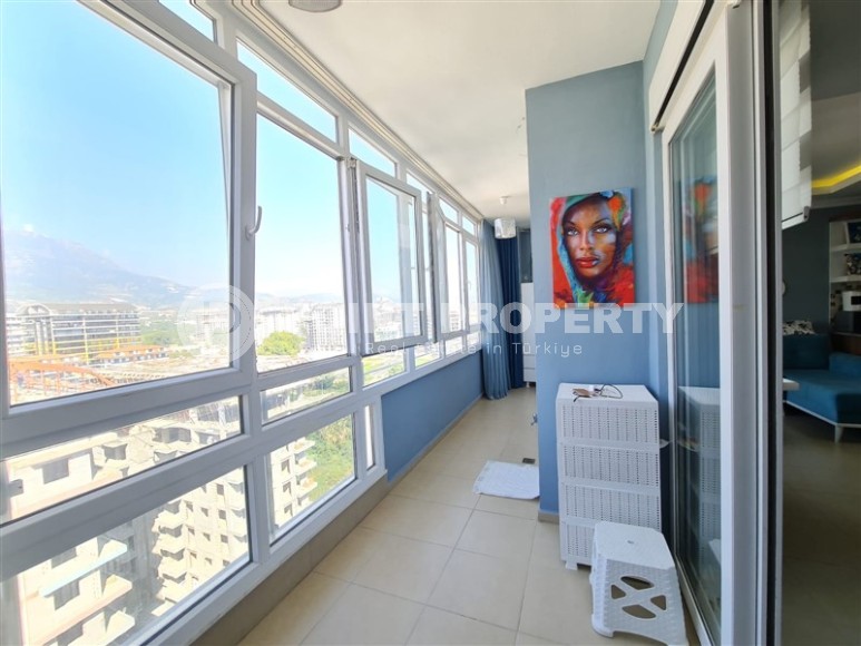 Duplex apartment with one bedroom, on the 11th and 12th floors, in the center of Mahmutlar-id-6488-photo-11