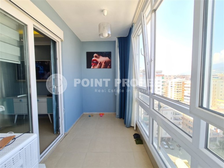 Duplex apartment with one bedroom, on the 11th and 12th floors, in the center of Mahmutlar-id-6488-photo-12