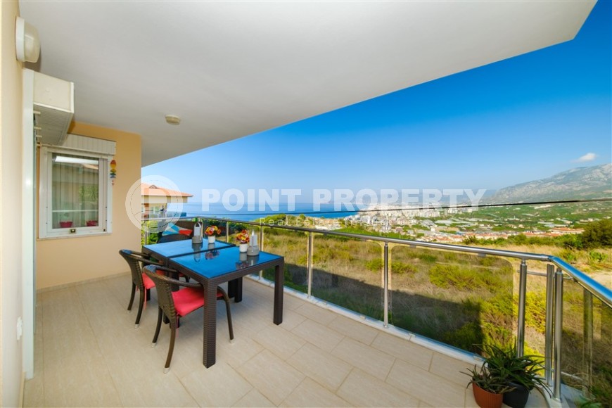 Просторная двухуровневая квартира с видом на море и горы, на 3-м этаже с мансардой, в комфортабельной резиденции, с бассейном и садом-id-6495-фото-17